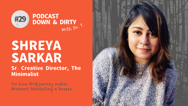 How has Midjourney made moment marketing a breeze for this Creative Director at The Minimalist? podcast with shreya sarkar